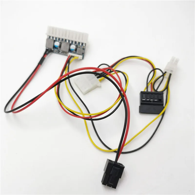 DC 12V 350 Вт 24-контактный Пико блок питания ATX РС источника питания доска DC-ATX-300W блок питания для майнинга BTC ETH