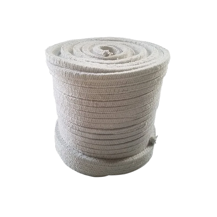 Manufacture 1260C  Fire Resistant Refractory Ceramic Fiber Square Braided Rope for Electric Stove