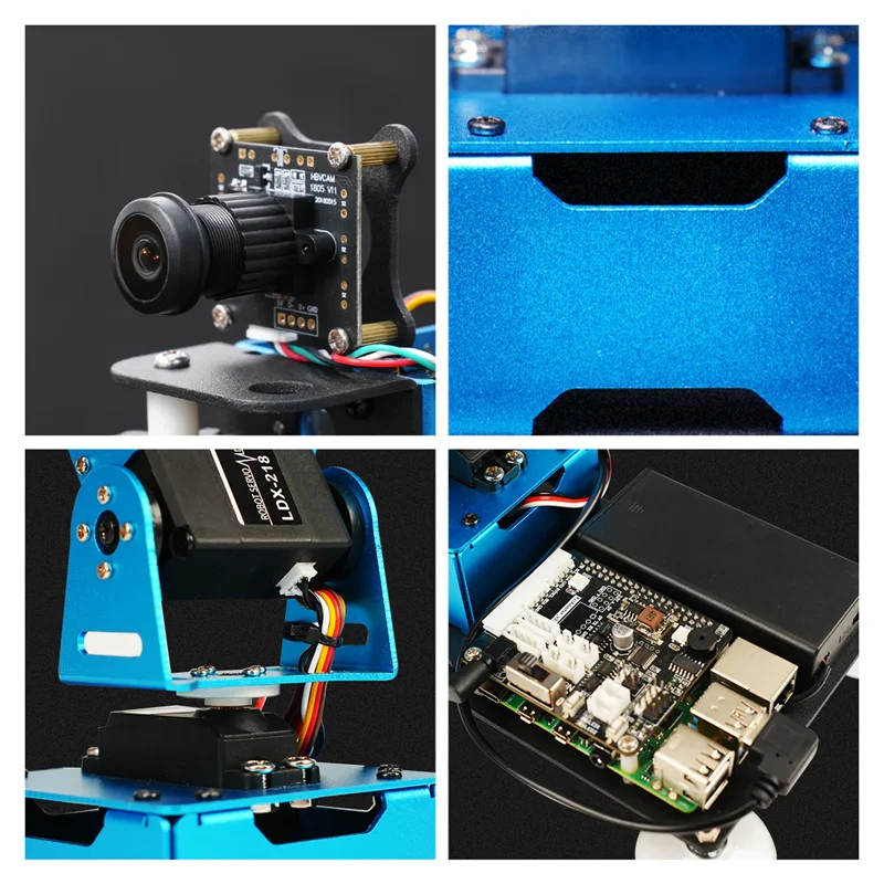 Hiwonder ArmPi mini 4DOF Vision Robotic Arm Powered by Raspberry Pi Support Python OpenCV Target Tracking for Beginners