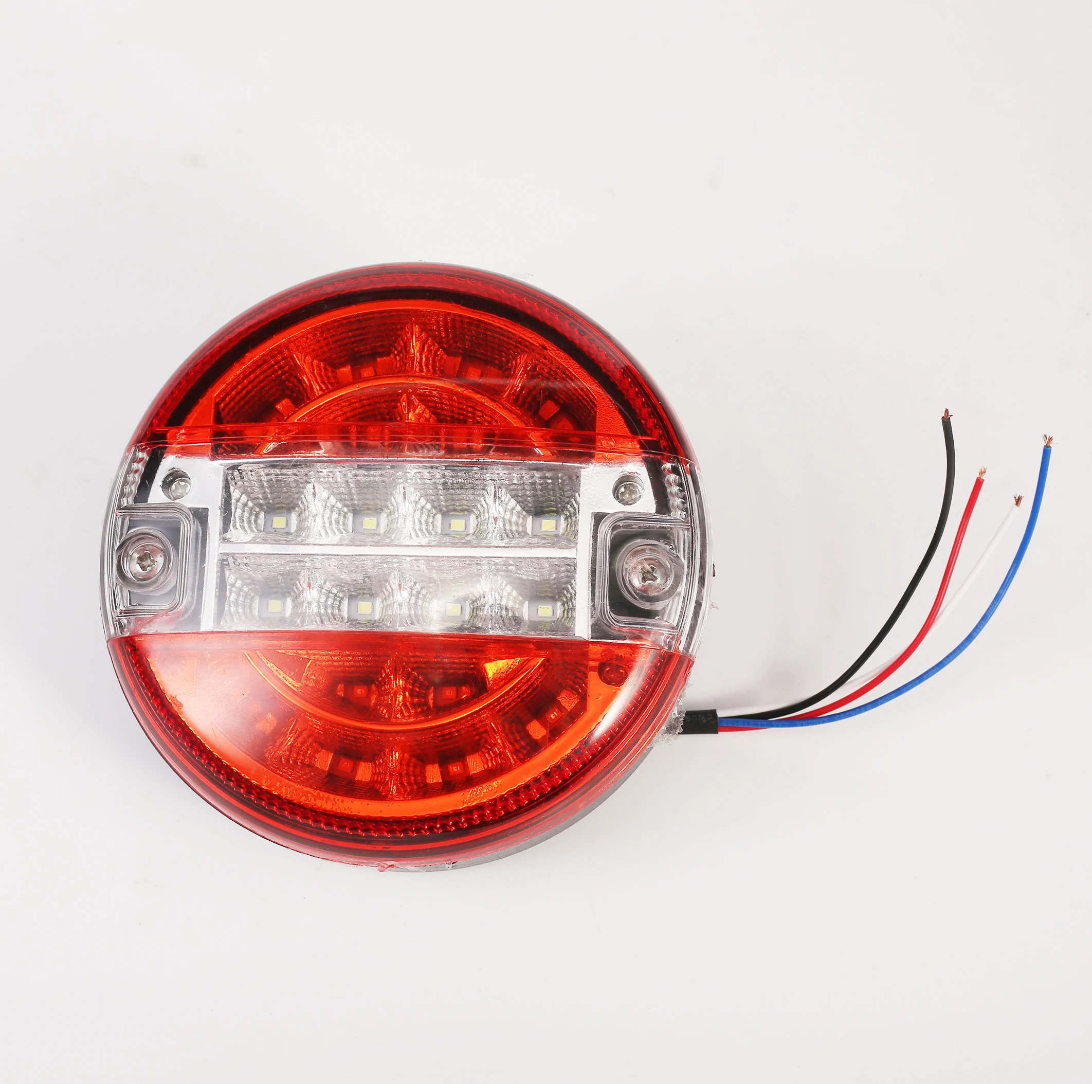 Lighting led truck  Round Hamburger 24VCombination Stop Tail Turn LED Rear Light for Trucks 12V