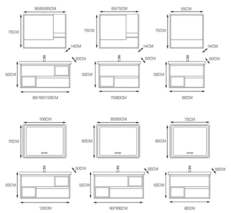 Modern Luxury American style wholesale bathroom furniture bathroom vanity bathroom cabinet