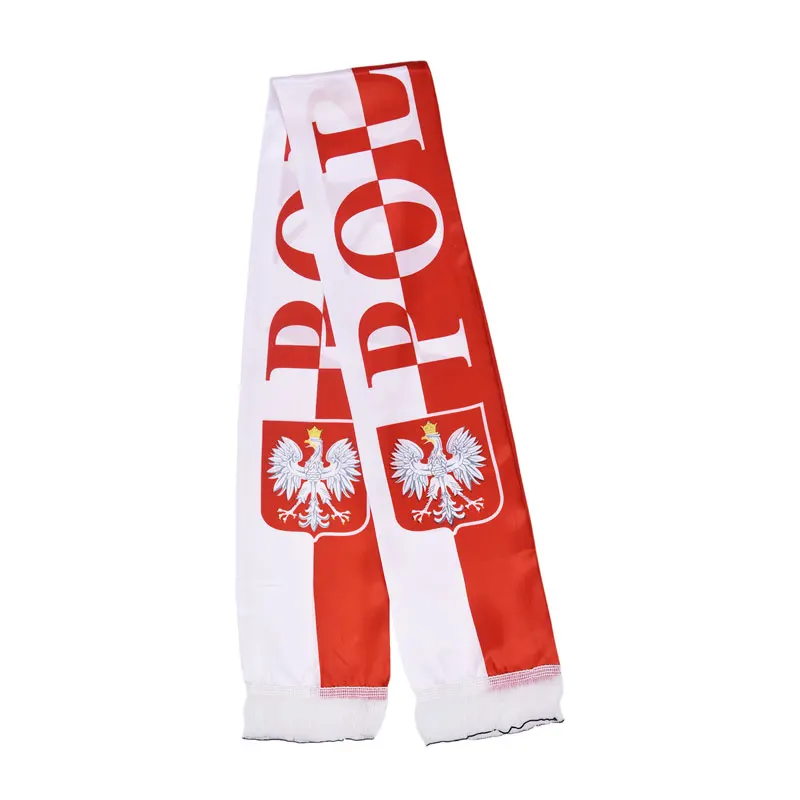 Hot Sale Wholesale Fan Scarf Custom Any Logo Scarf Football Club Scarf