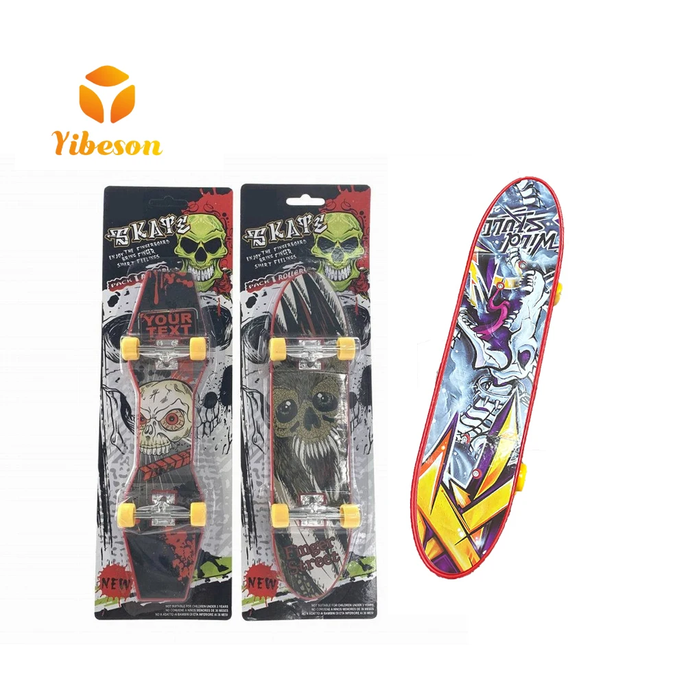 Factory Direct Cheap Children Finger Skate Board Game Tech Deck Plastic 27cm Small Skateboard Toys