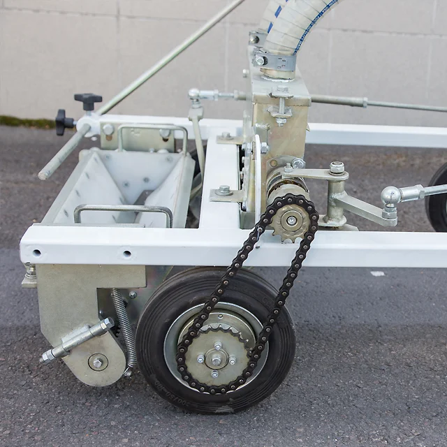 SHMELEK HP Structure Hand Push Cold Plastic Glass Beads Road Structured Horizontal Line Marking Machine