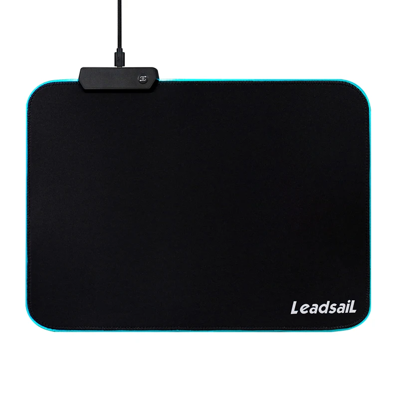 Factory Wholesale RGB gaming mouse pads usb Non-slip RGB heat sublimation Gamer mouse pads