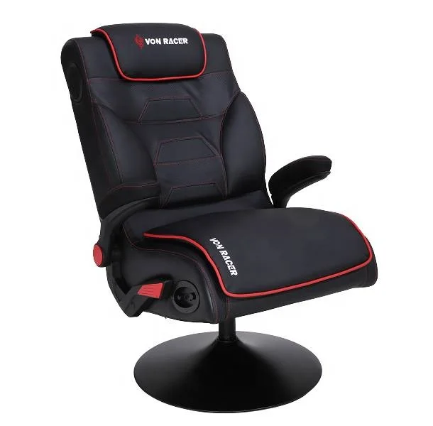 VANBOW foldable pu leather massage computer game chair silla gamer racing gaming chairs and speakers