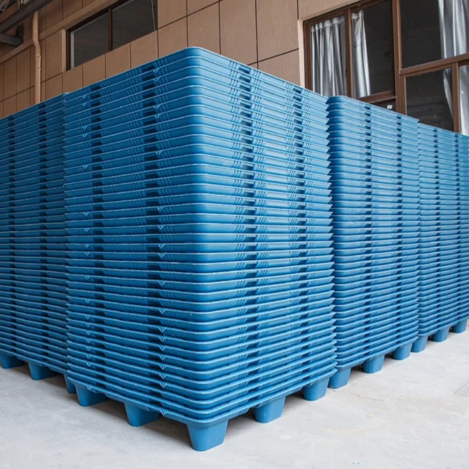 PEM Factory Blue Nine-legged Multi-size Anti-collision Corner Plastic Pallet