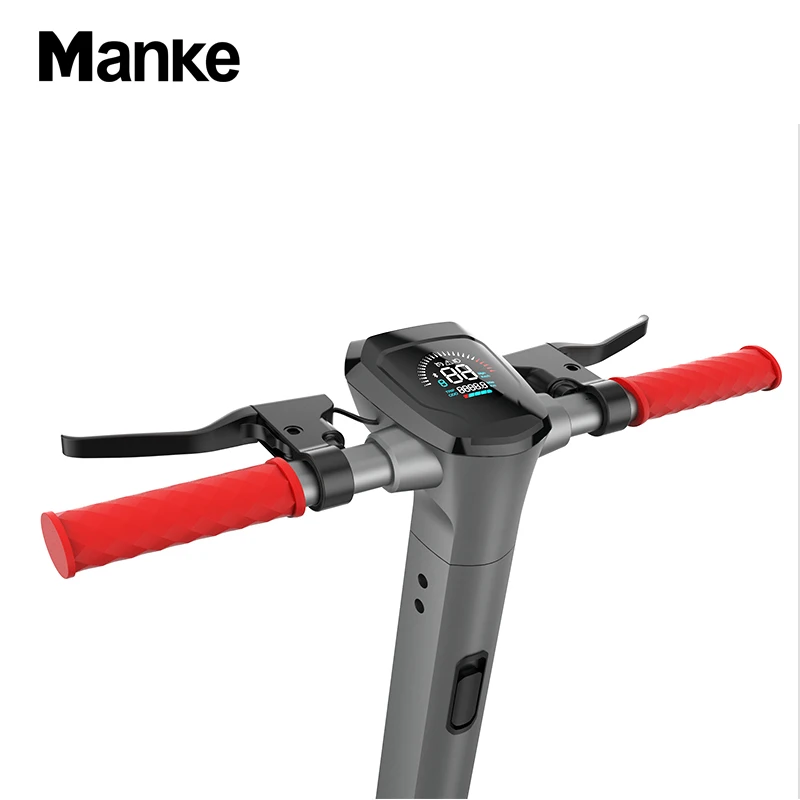 
Manke MK089 New Germany Standard Scooter Electric 350W 10 Inch Fat Tire Electric Scooter with Double Shock Absorption 