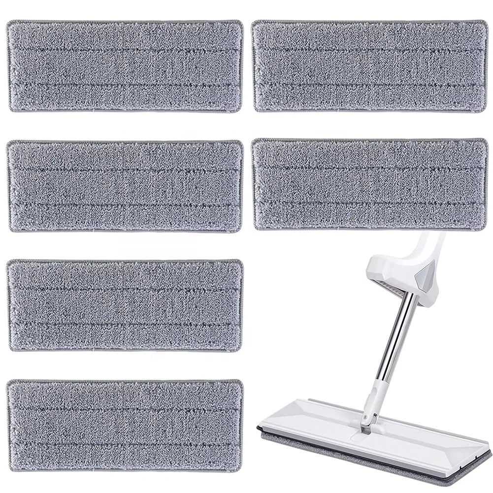 Mop Replacement Pad, Micro Fiber Cleaning Mop Replacement Pad, Reusable Mop Replacement Pad, Size 33*12 cm