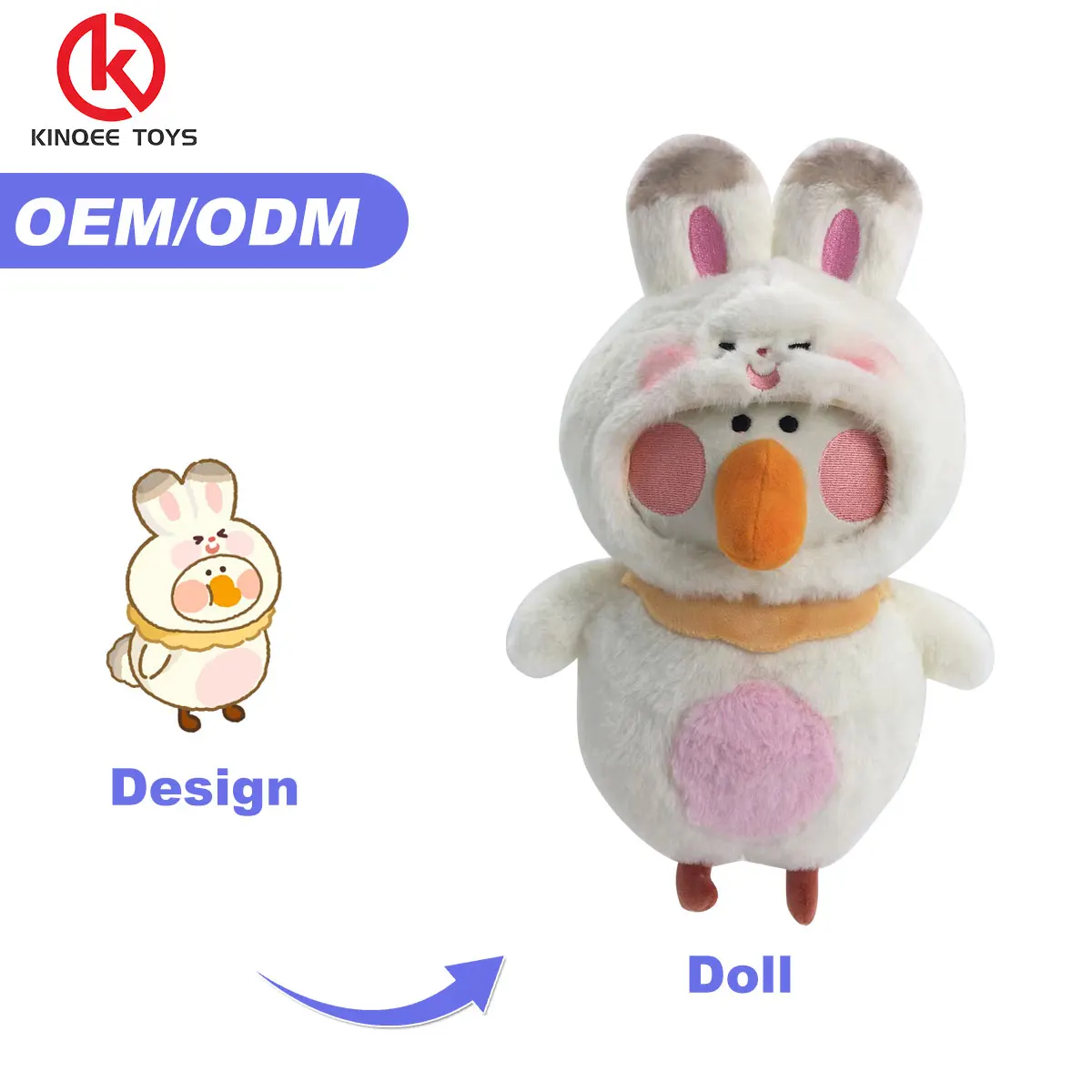 Kinqee custom doll manufacturers soft cute plush toy keychain custom mini kawaii stuffed animal doll wholesale high quality