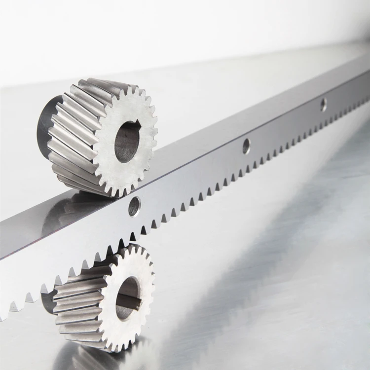 Gear Rack Pinion for linear motion CNC machine Helical Tooth Rack and Pinion Gear