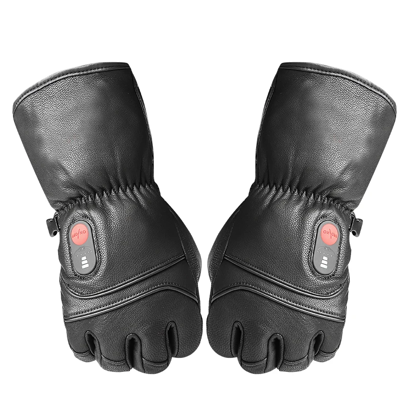 Зимние водонепроницаемые теплые износостойкие дышащие мотоциклетные перчатки 5 в с перезаряжаемой литиевой батареей и подогревом