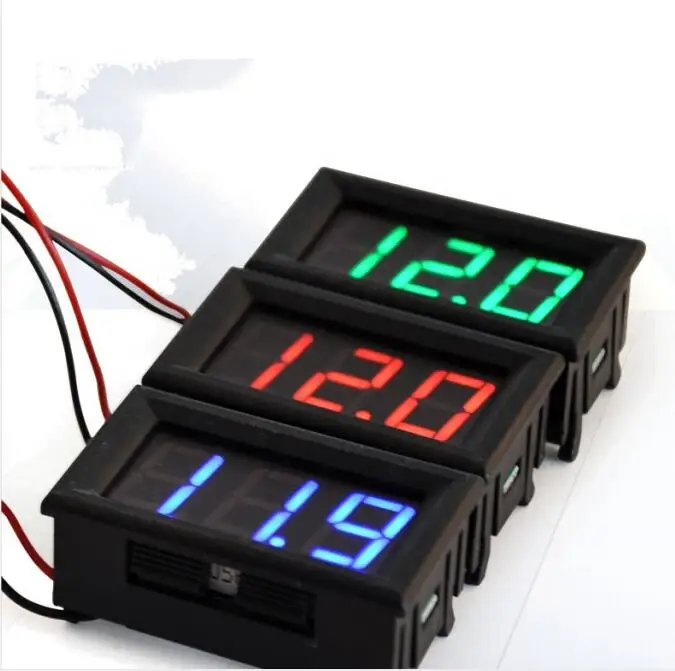 LED Digital Dual display Voltage Ampere Multimeter Current Meter  220V 450V AC 100A  Display ammeter module