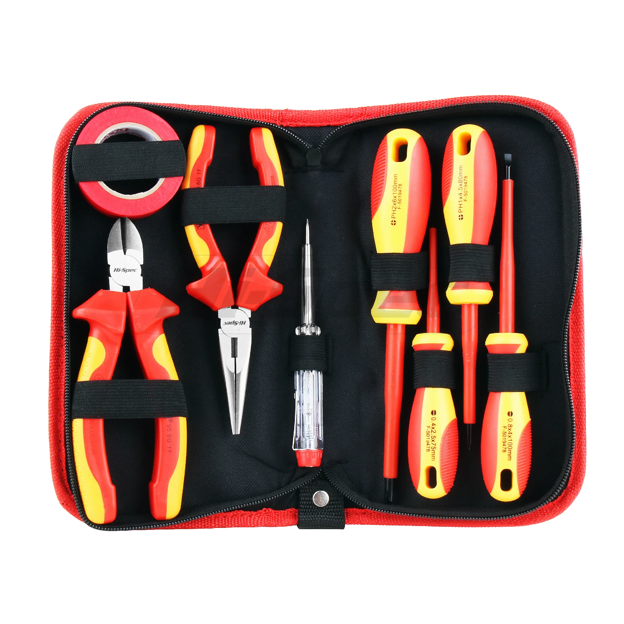 8pc 1000V VDE Pliers & Screwdrivers Tool Kit Set Electrical Insulated Hand Tools for Home Electricians DIY. OEM ODM Supported