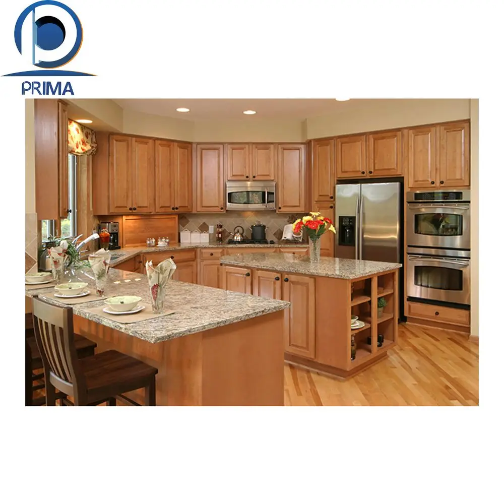 Modern Wooden Furniture Shaker Style Solid Wooden Kitchen Cabinet