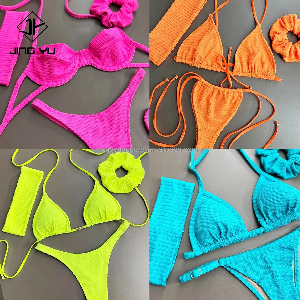 designer 2024 metallic luxury string brazilian swimwear woman crochet custom bikinis bikini set for women bikinis