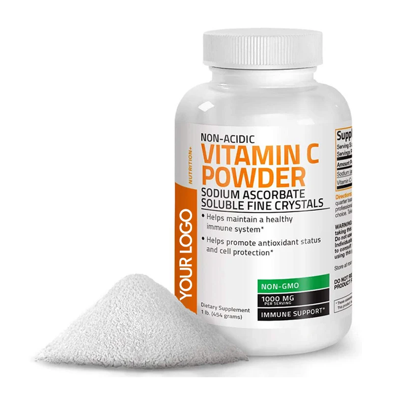 New Arrivals Food Grade Private Label Low MOQ Immune Support Promotes Antioxidant Vitamin C Powder