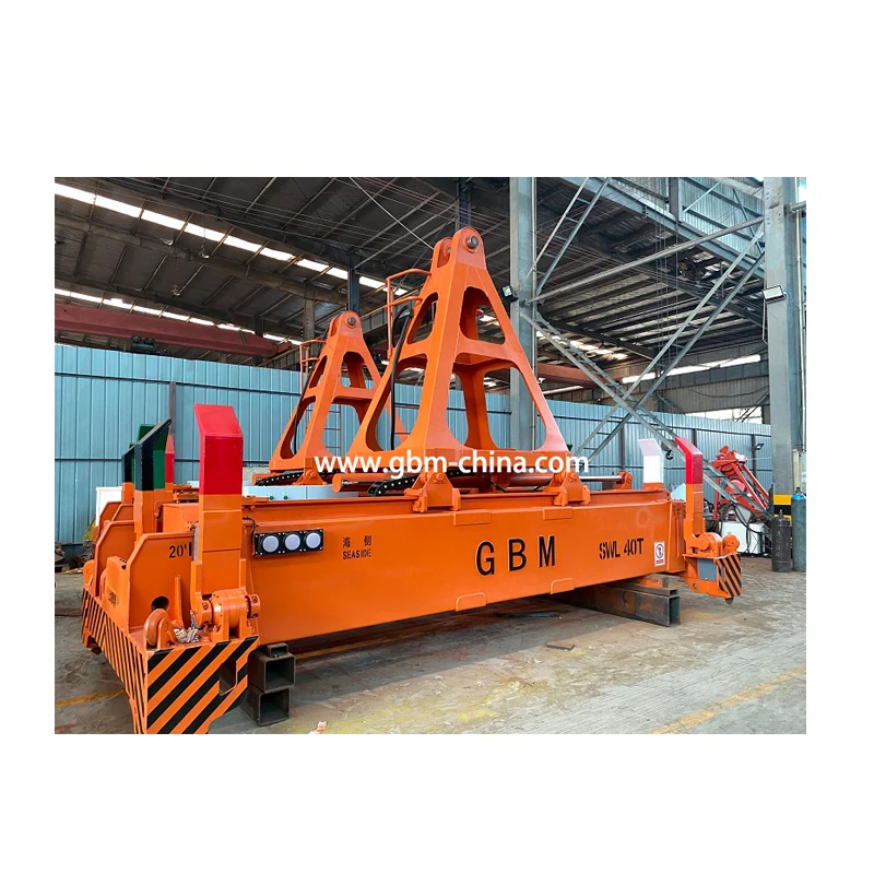 Сосуд кран полностью автоматический Электрический гидравлический телескопический разбрасыватель 20 футов 40 футов