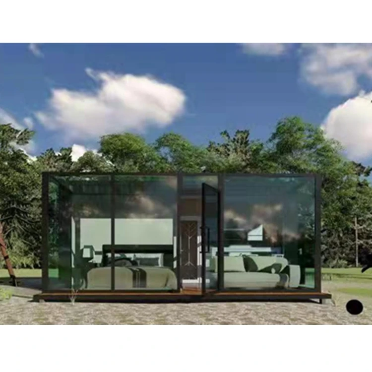Mobile homes container portable house tiny hous steel structure materials China new design wooden prefab houses