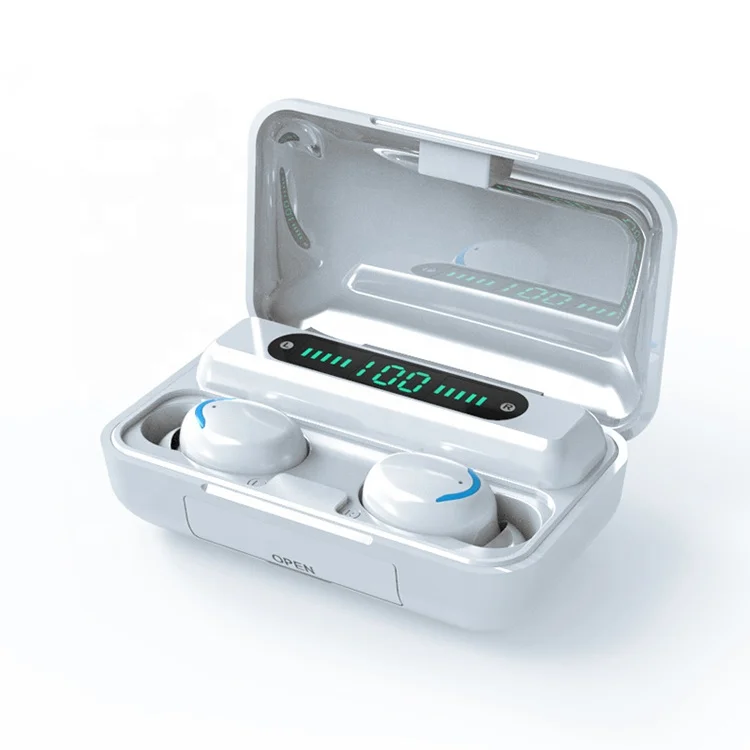 Хит продаж F9 Valdu наушники 9D стерео светодиодный дисплей водонепроницаемые Hifi вкладыши наушники BT 5,0 TWS F9 беспроводные наушники