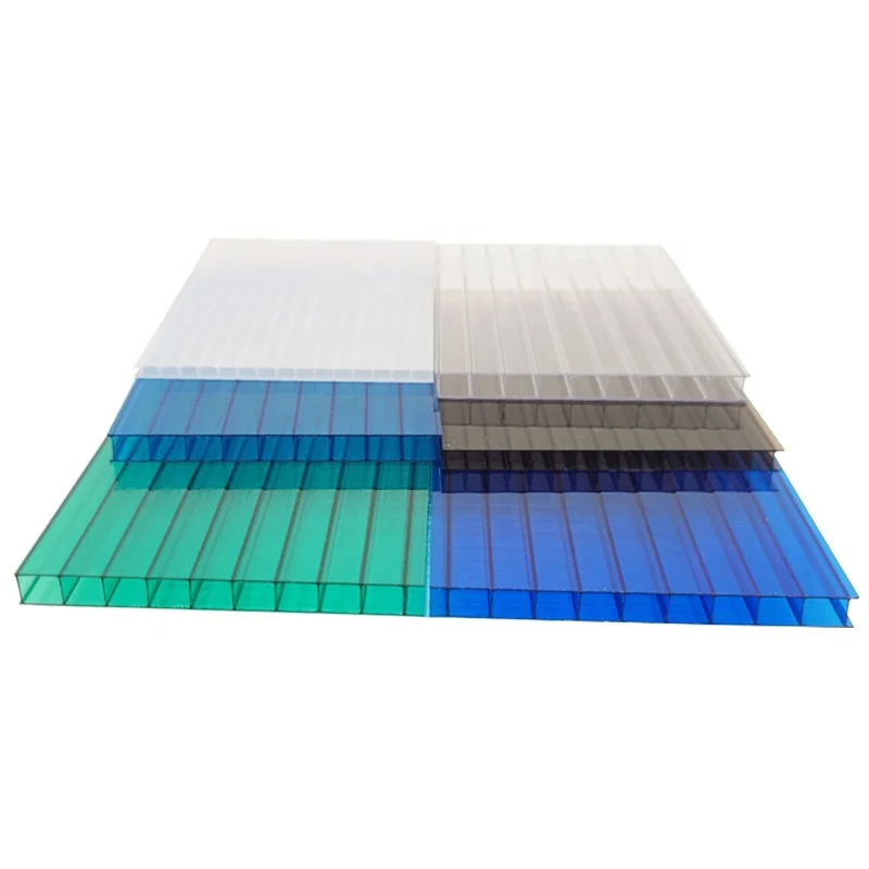 Anti UV polycarbonate hollow sheet for roofing shed & skylight dome