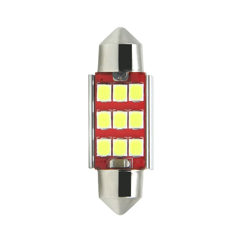 Hot-sale 12v ~ 24v  2835 9 SMD 36mm Festoon Canbus LED indicator car light