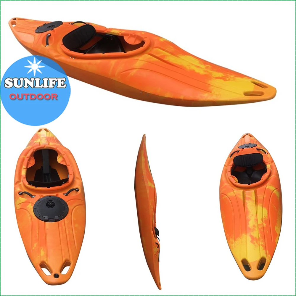 Wholesale High Performance Single Kayak Rowing Boat,44 Pounds Light-Weight Whitewater Kayak / Canoe