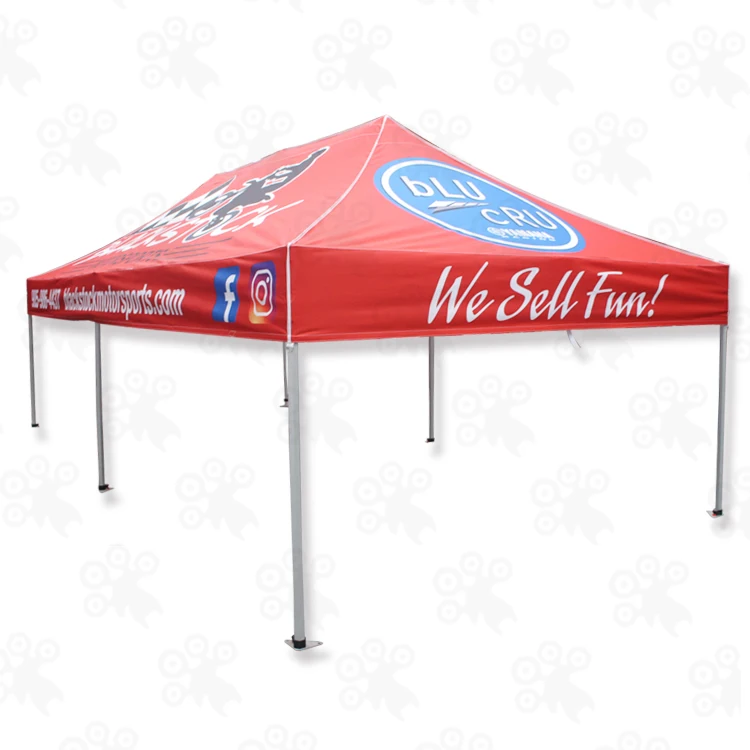 Portable aluminum frame camping quick pop up easy waterproof canopy 10x10 aluminum trade show tent