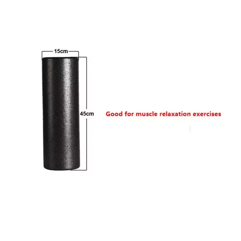 High Density Custom LOGO Yoga Fitness Exercise Muscle Massage Black EPP Yoga Foam Roller