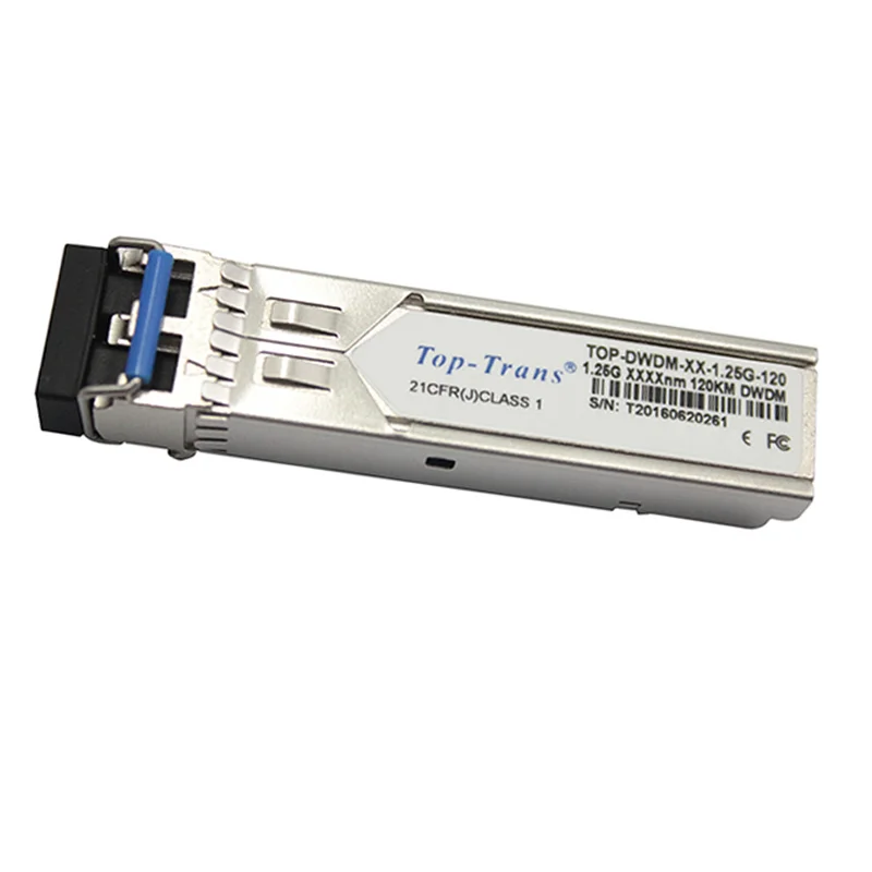 1000BASE-EZX 1.25G DWDM SFP C17-C61 120KM SMF Optical Transceiver