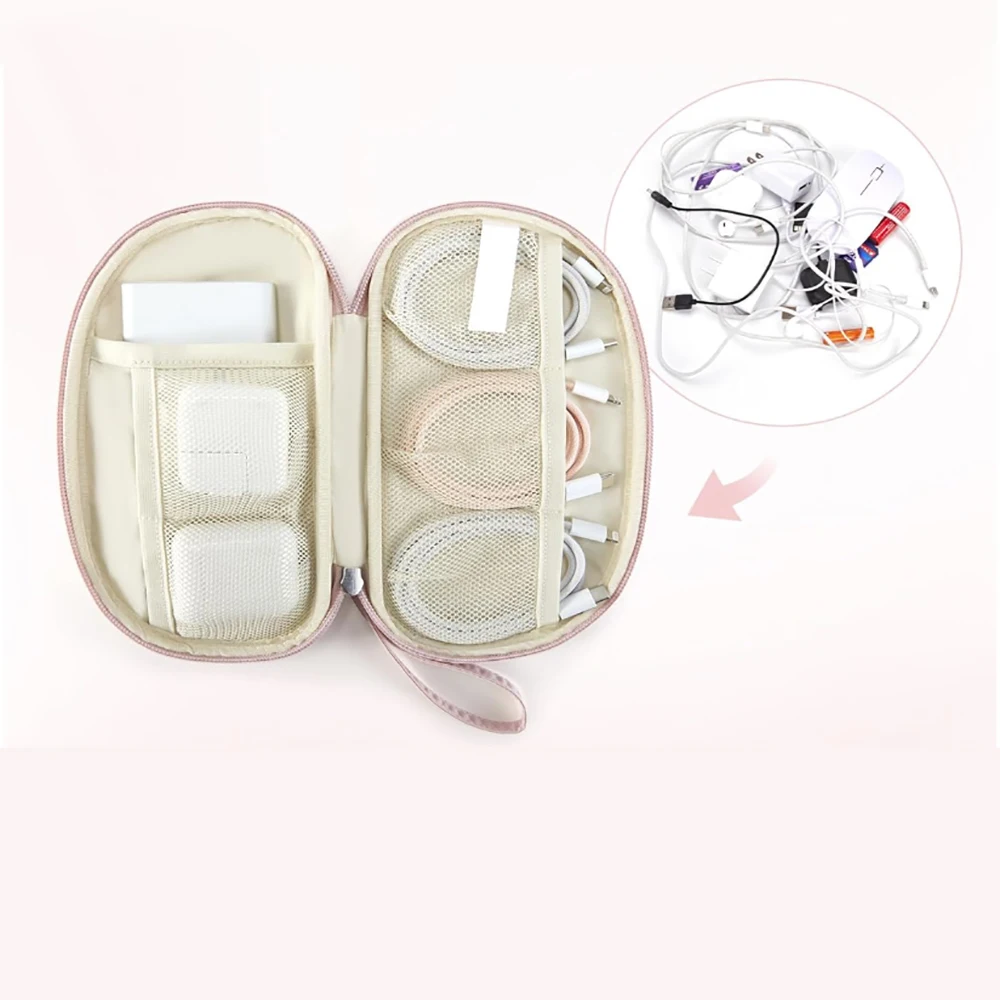 Laptop Cable and Cords Storage Organizer Lightweight Slim Traveler 2024 Electronic Accessories Charger Case Cover for Women