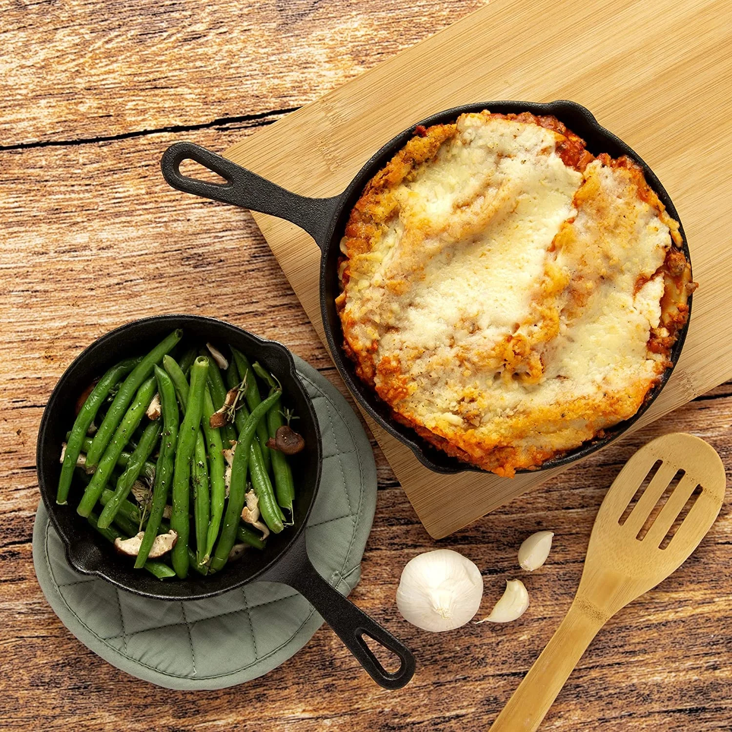 China Factory Manufacture Non Stick Frying Pan Pizza Pans Cast Iron Kitchenware For Sale