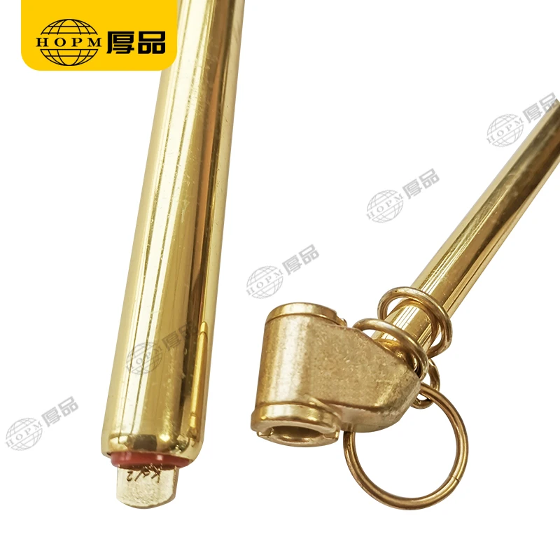 10-160Psi Tire Inflator Pressure Gauge Dual Head Air Gauge Tire Pen Pencil Gauge with Ruler