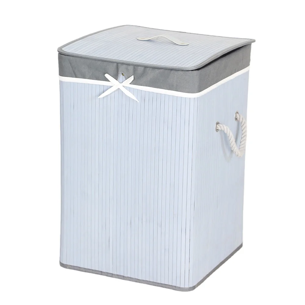Baby Laundry Separation Basket Hamper Laundry Basket Bamboo Laundry Basket Hamper