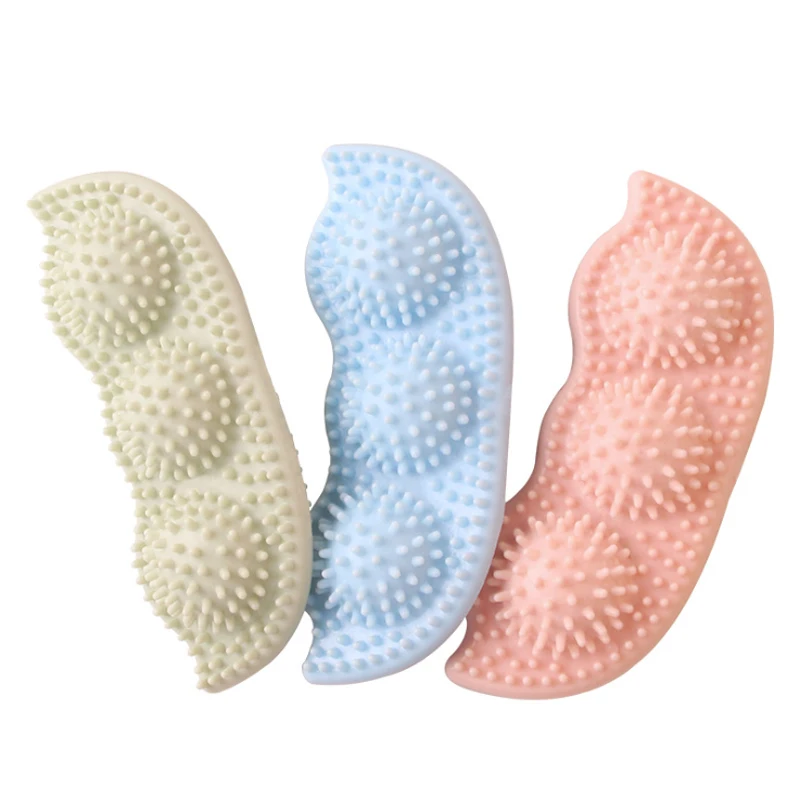 
Dog Chew Toys Puppies Teething Pea Shape Toy Bundle Toothbrush TPR Material Dog Toy 