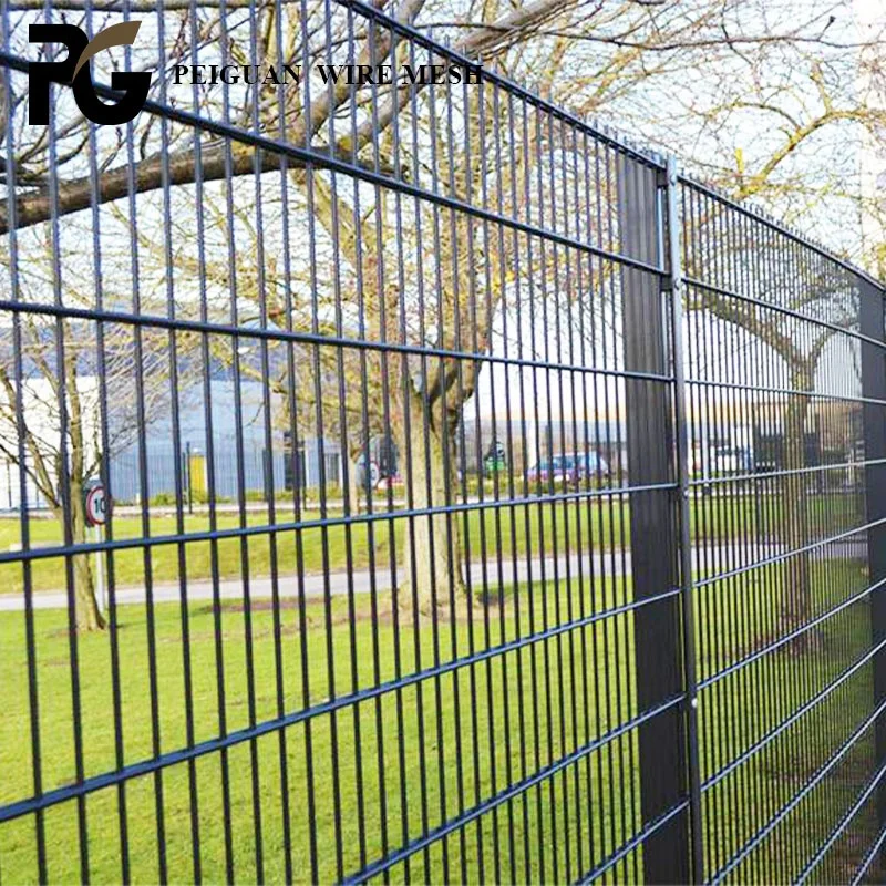 Double Wire Mesh Fence Film Roll Powder Coating 868 Metal Double Wire Fence Price Doppelstabmatten Iron Fence