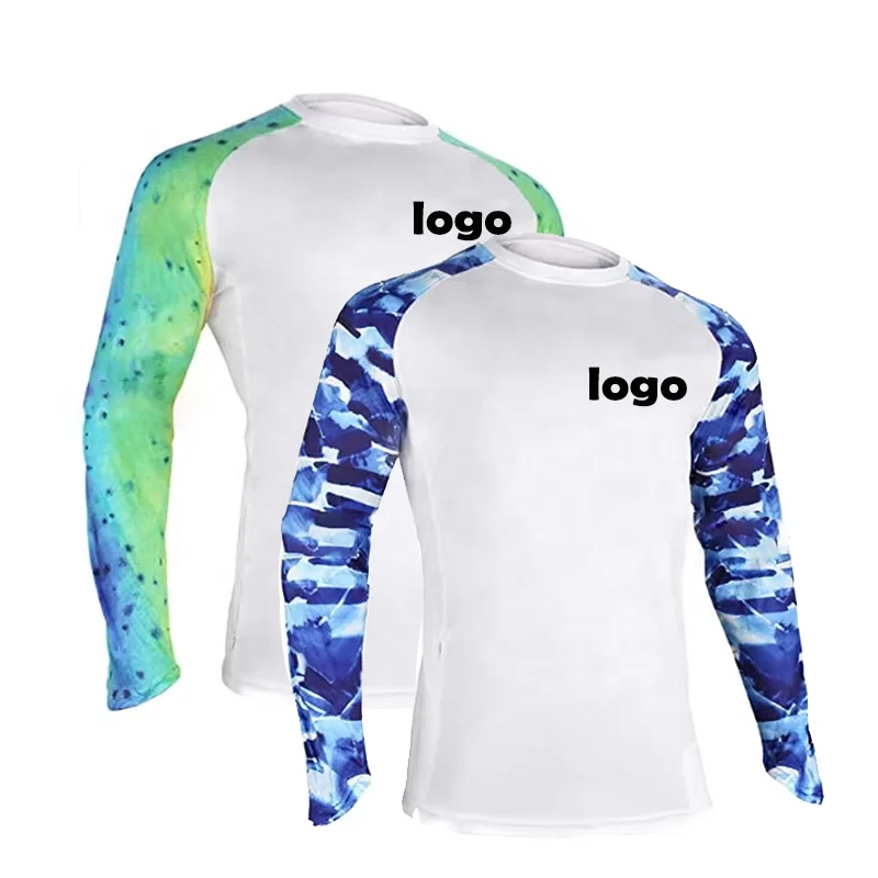 New Arrival Lightweight Blue Long Sleeve Marlin Outdoor Uv Fishing Shirts Quick Dry Fishing Clothing