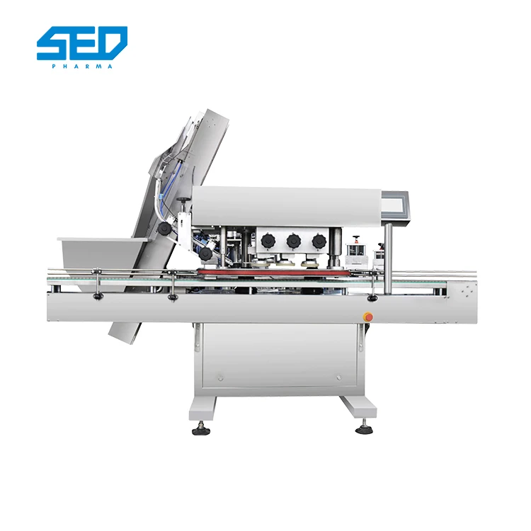 Easy To Operate Aluminum Bottle Jar Capping Machine