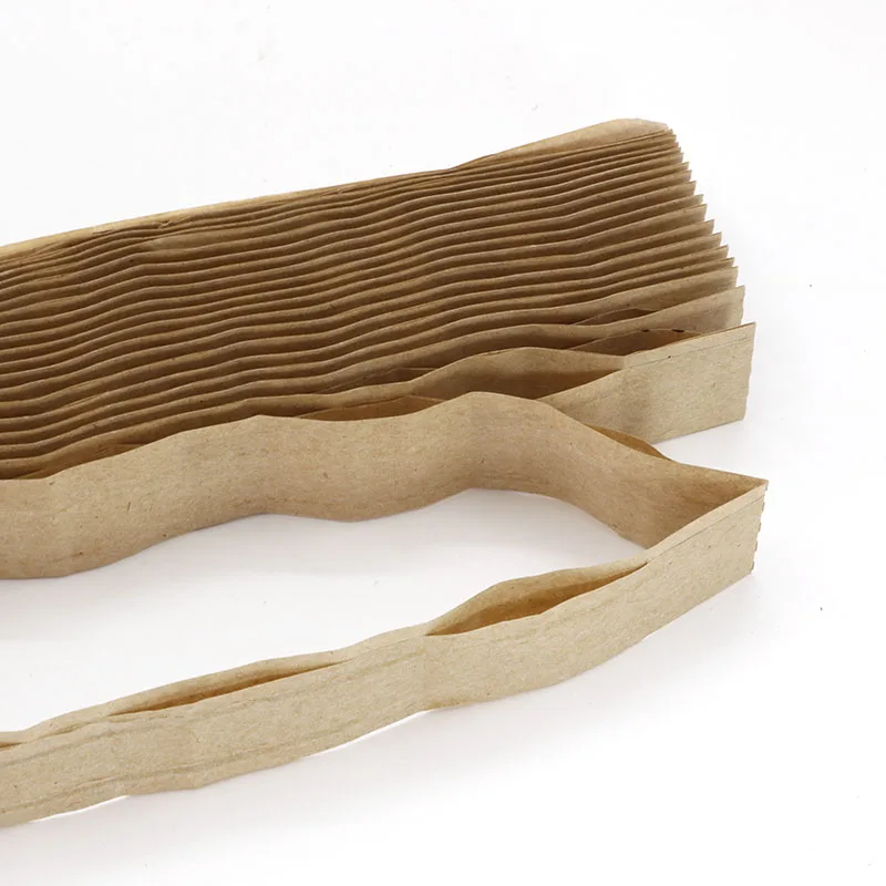 Bulk 3*3cm Biodegradable Paper Pots for Seedlings Eco Friendly Paper Chain Pots Starting Soil Paperpot Transplant Pouches