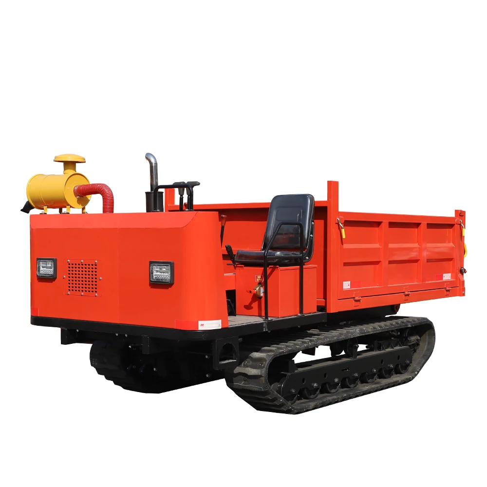 Diesel 4000kg 4ton Selfloading Mini Crawler Hydraulic Dumper