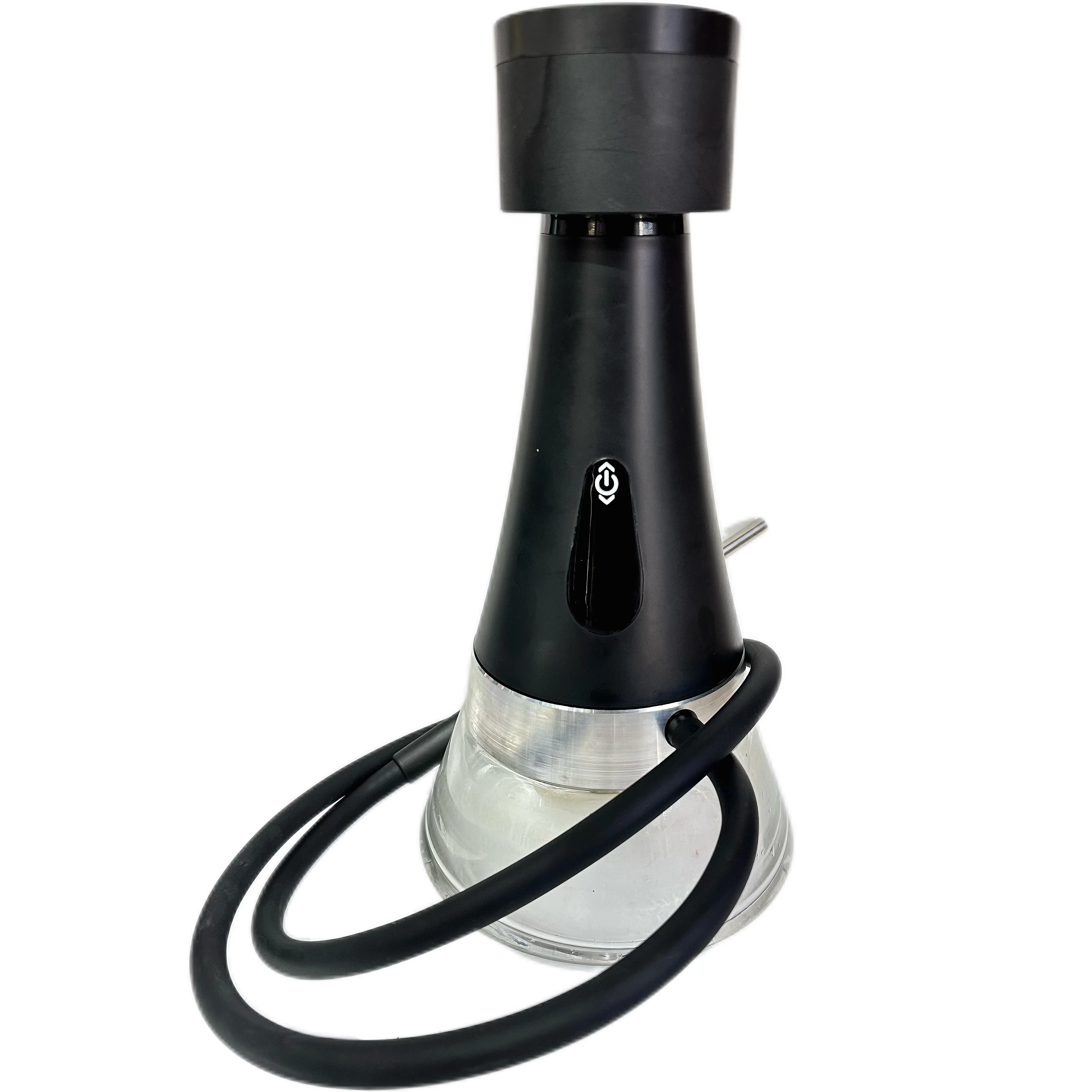 2024 Newest Best Electronic Glass Shisha Hookah Fast Heating Easy Temperature Setting Same Size Pod Ooka Hookah Chicha Usage