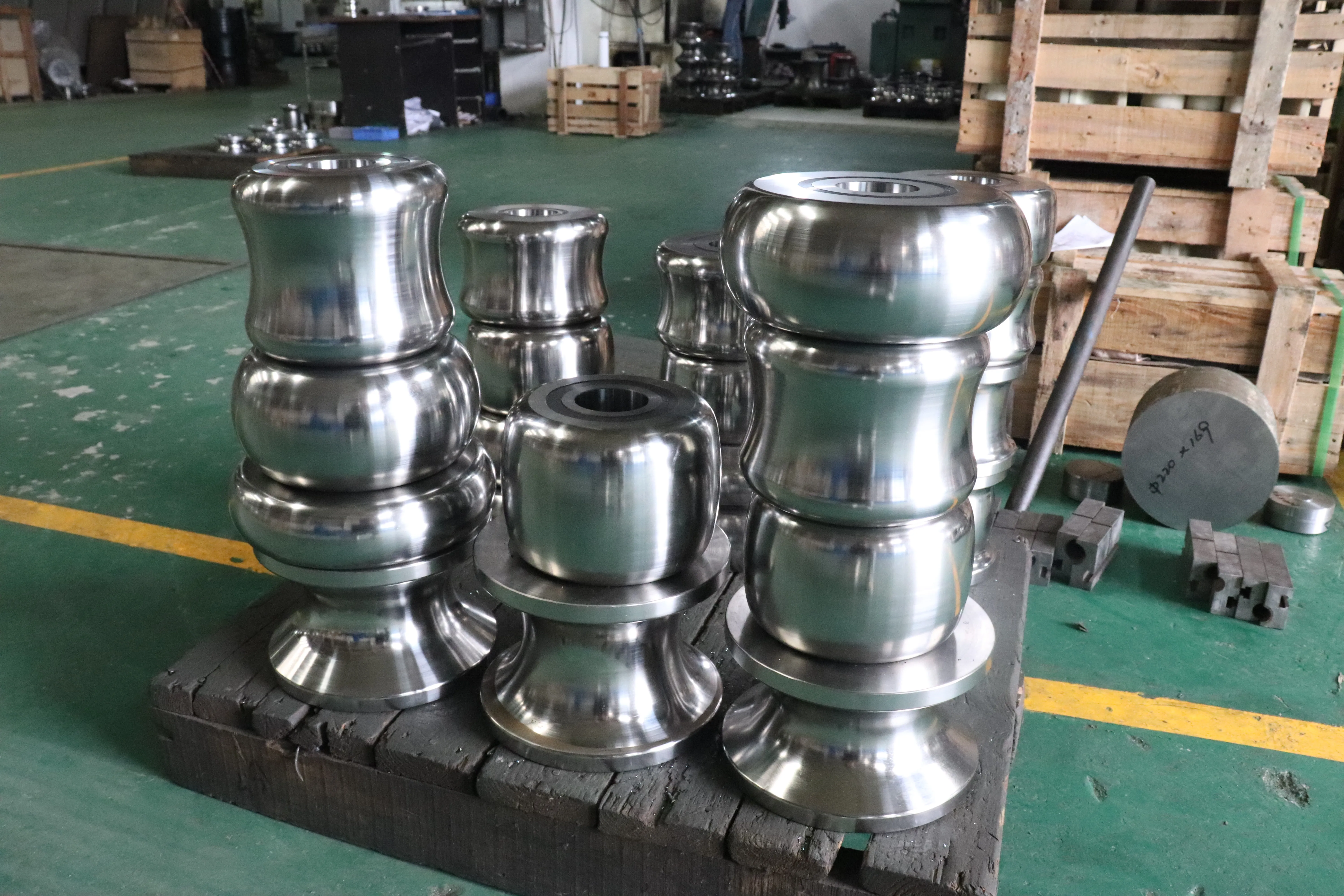 Square Round Shaped Steel Pipe Tube Roll Sets Die Mould Tooling For Pipe Making Machinery