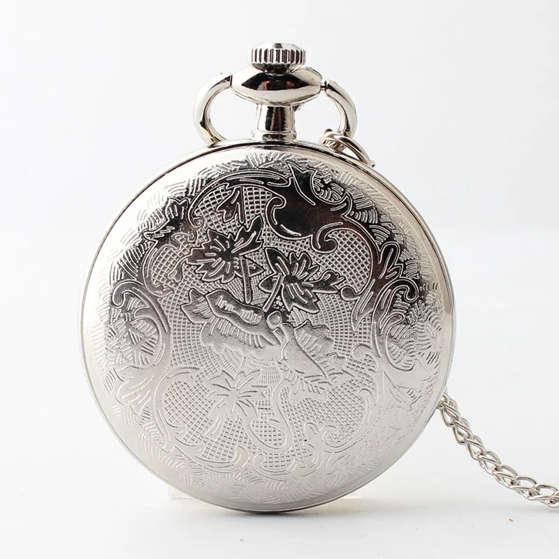 Wholesale High Quality Luxury Fashion Vintage Pocket Watches Women Ladies Men Male Chain Necklaces Retro Quartz Watch Clock