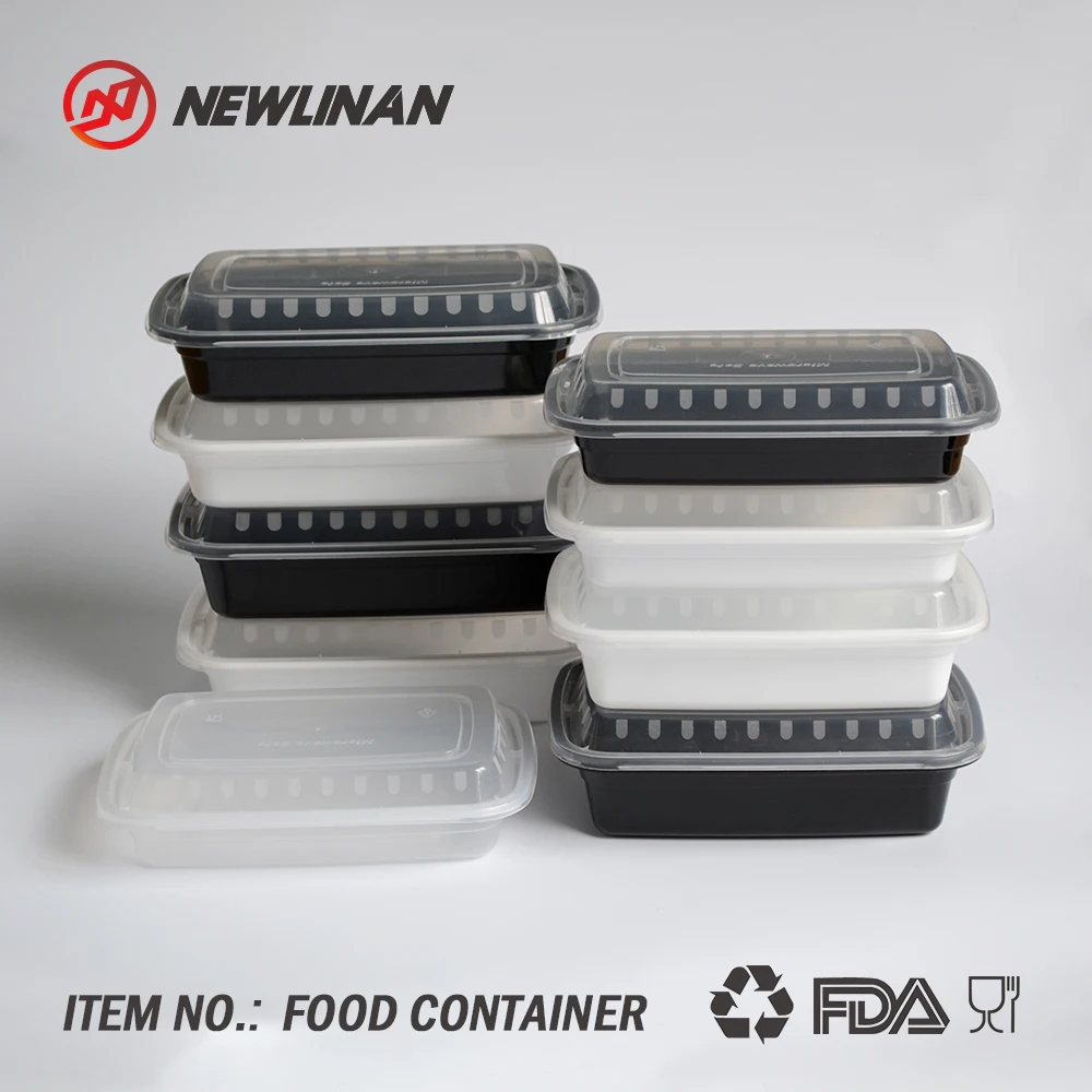 Meal Prep Containers 1 Compartment Lunch Boxes Food Storage Container with Lids,BPA Free Plastic Bento Box