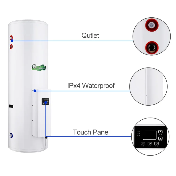 200 Liter 1000L 300L 400L 500L Double Liner Tank Electric Water Heaters Free-standing Big Storage Electric Water Heaters