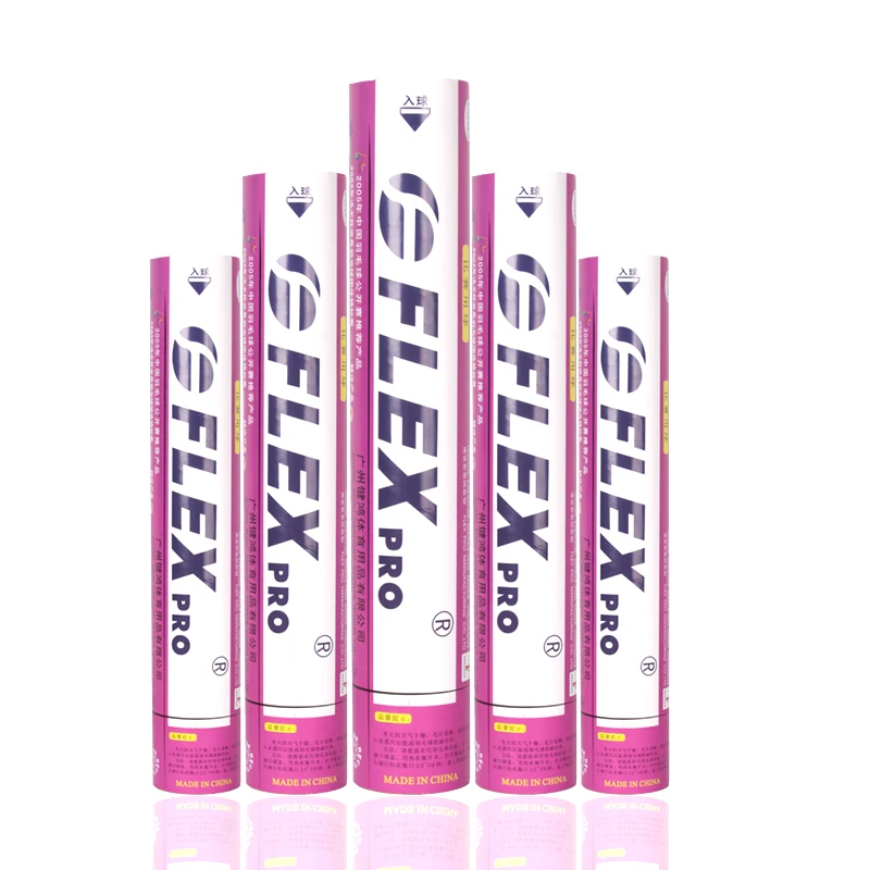 Лидер продаж Волан для бадминтона FLEXPRO Satellite 5 с утиными перьями