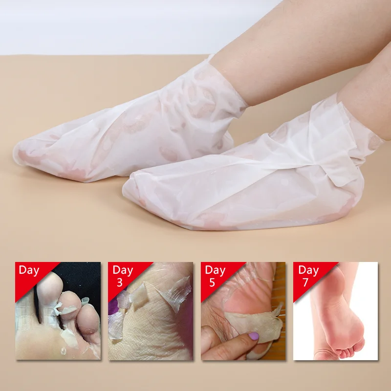 Wholesale Oem Korea Care Feet Silky Foot Sock Exofiliant Exfoliating Baby Peeling Foot Peel Off Mask Babe Feet