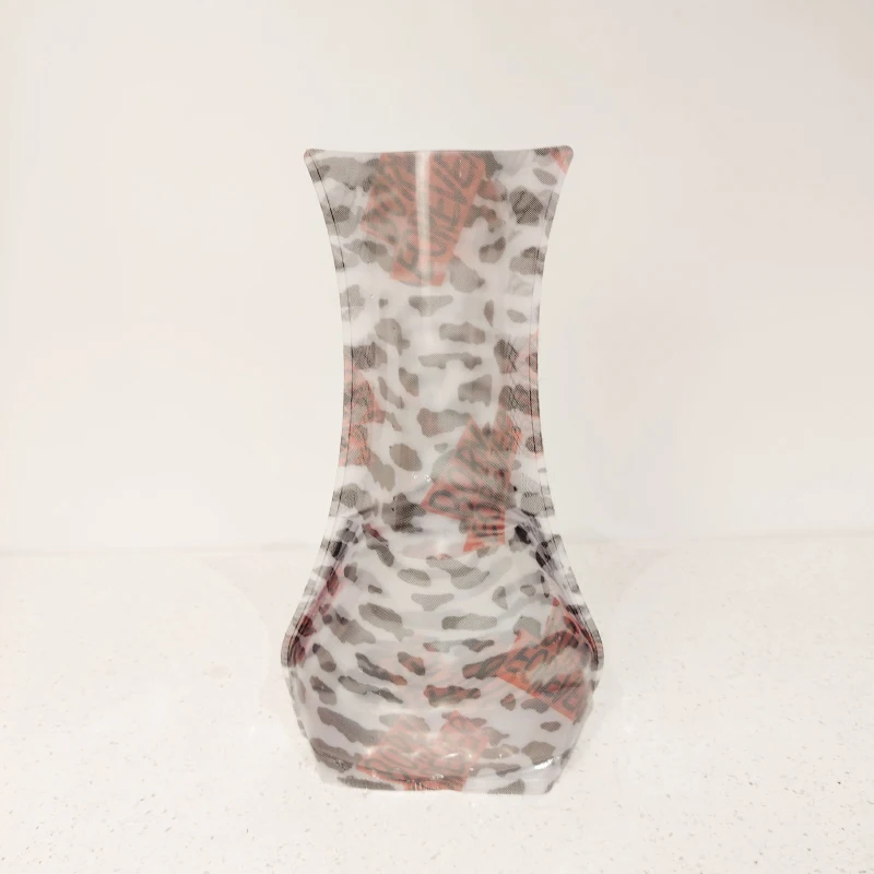 Sustainable eco friendly products wedding flower foldable plastic flower vase