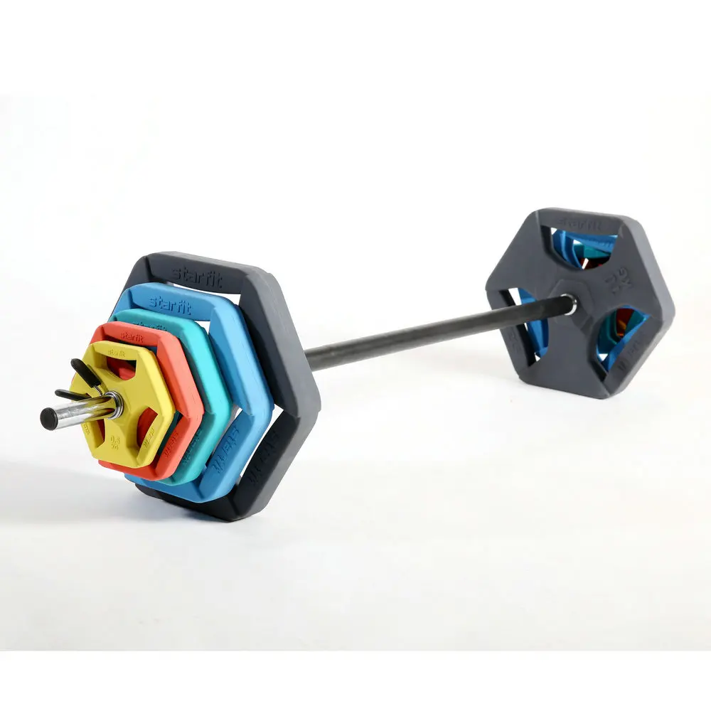 Reapbarbell Hot-selling pe box packing standard gym equipment cement dumbbell set