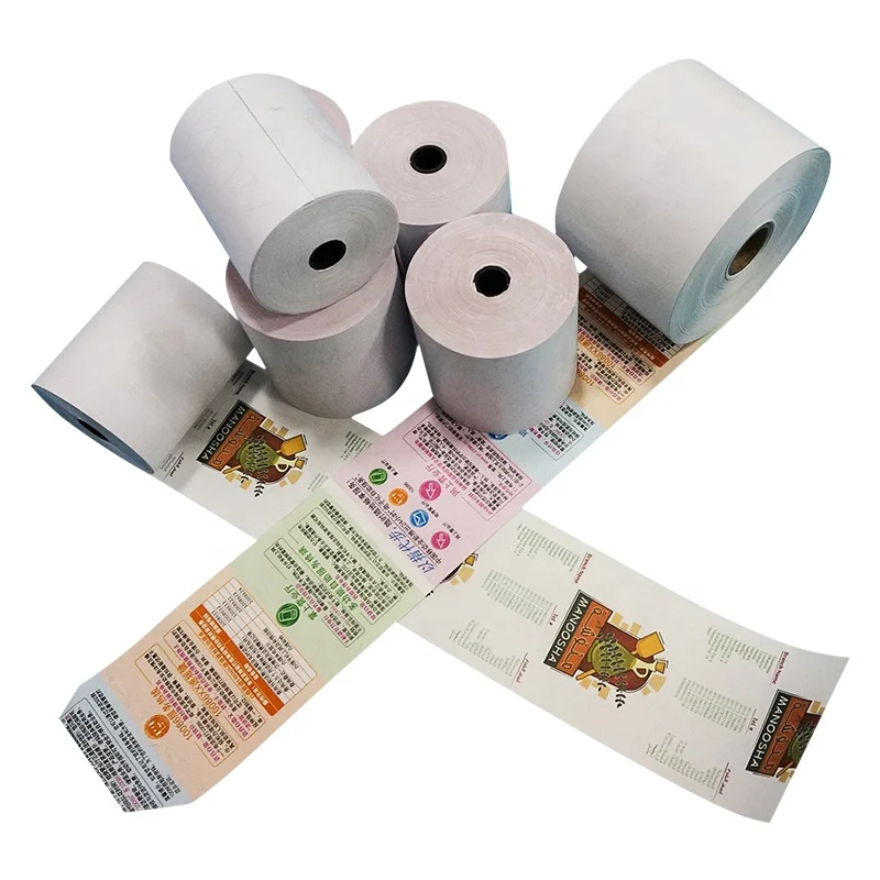 Thermal paper rolls Pos Coreless Cashier Manufacturer Wholesale Atm Paper Roll 80*80mm Cash Registers Printer Paper